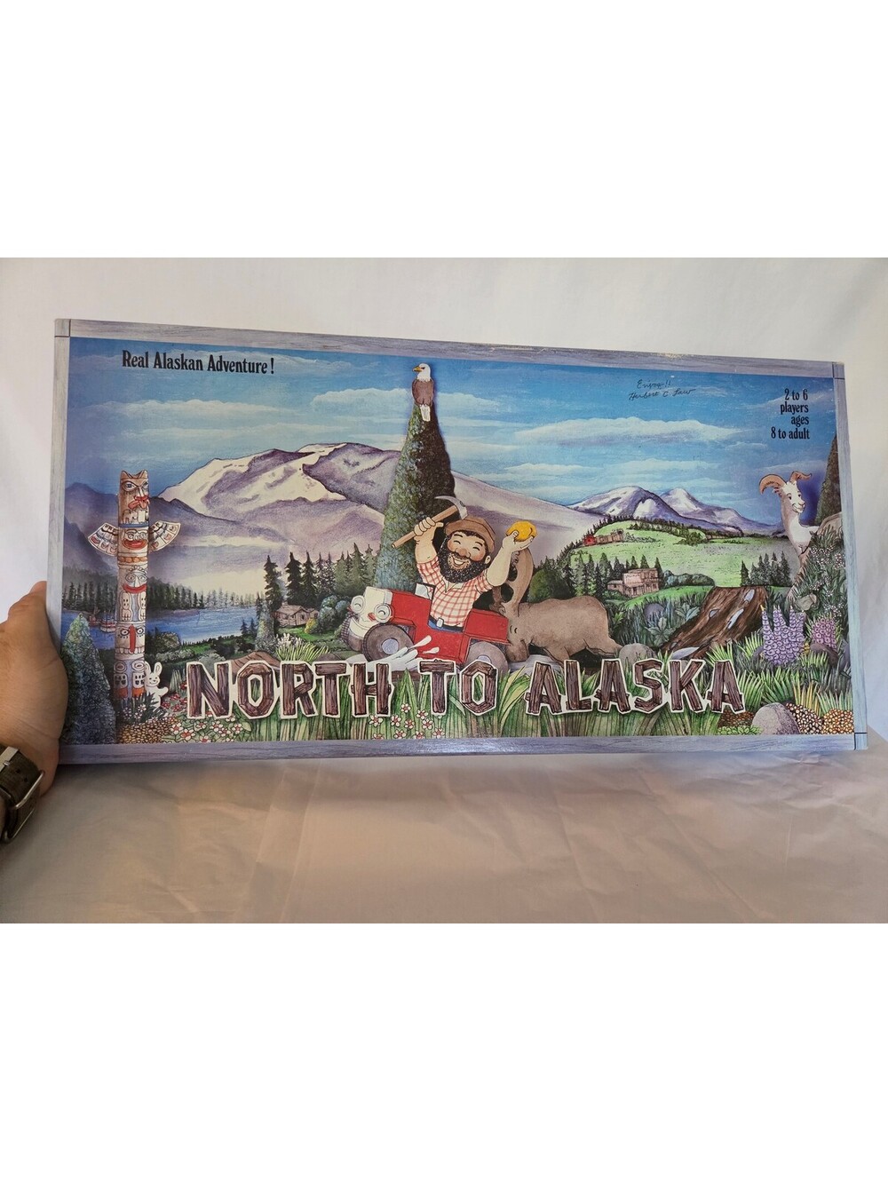 Vintage 1983 North to Alaska Board Game COMPLETE Herbert Law Anchorage Alaska